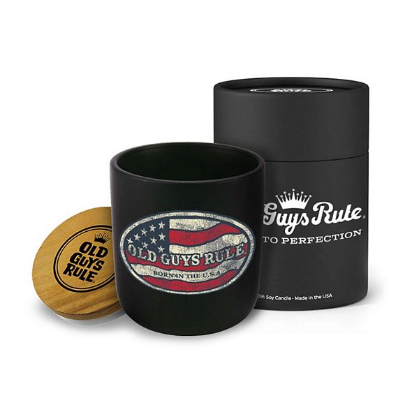 Old Guys Rule Born In the US - 14-oz Candle Jar - Bourbon/Citrus & Sage Old Guys Rule