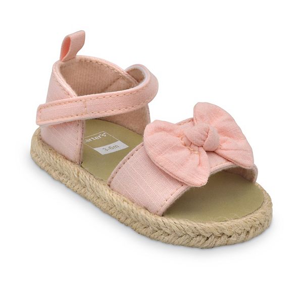 Carter's Baby Girls' Bow Sandal with Strap Design Carter's