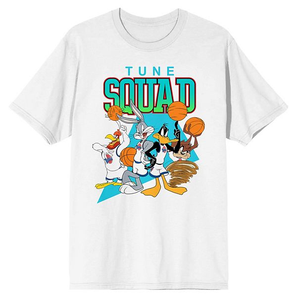 Мужская футболка с короткими рукавами Space Jam Tune Squad из 100% хлопка с круглым вырезом Licensed Character