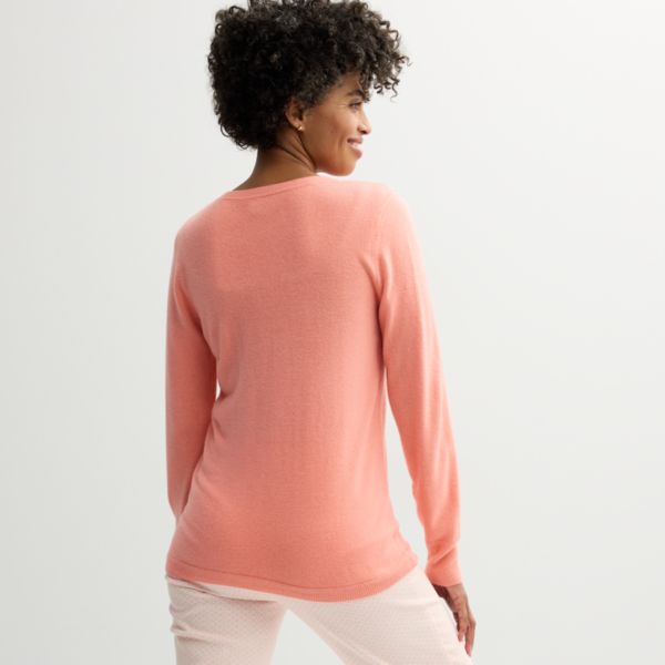 Women's Croft & Barrow® The Extra Soft V-Neck Sweater Croft & Barrow