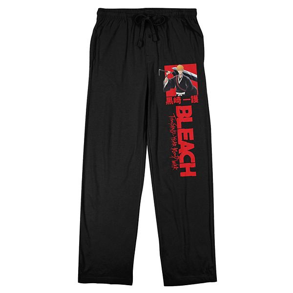 Men's Bleach Thousand-Year Blood War Logo Pajama Pants Licensed Character