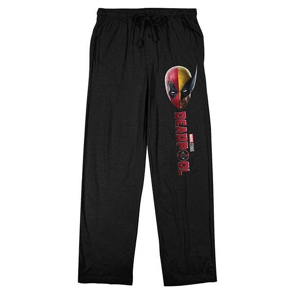 Men's Marvel Deadpool 3 Character Pajama Pants Licensed Character