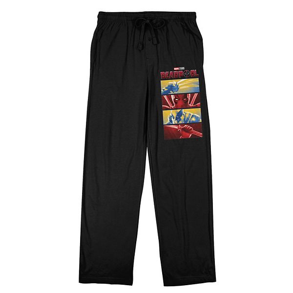 Men's Marvel Deadpool 3 Pajama Pants Licensed Character