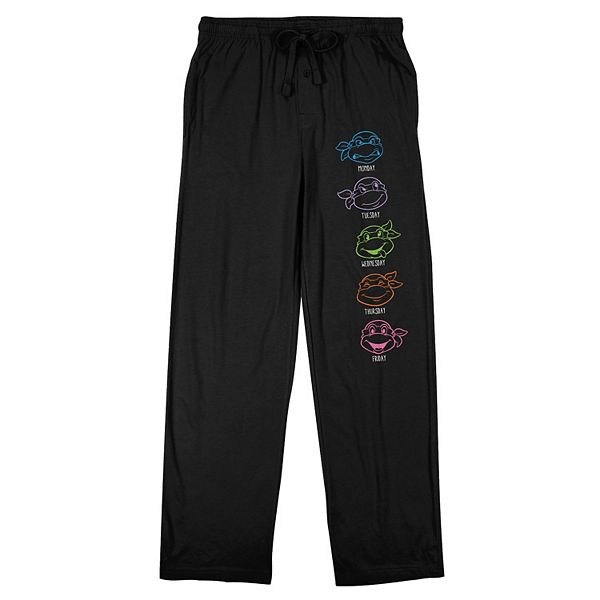 Men's Teenage Mutant Ninja Turtles Retro Pajama Pants Licensed Character