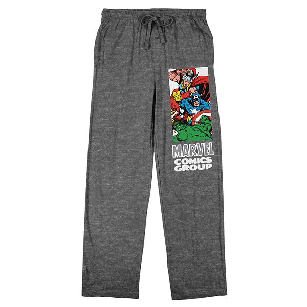 Men's Marvel Comics Presents Superheroes Pajama Pants Licensed Character