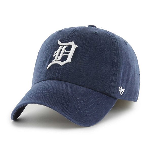 Men's '47 Navy Detroit Tigers Franchise Logo Fitted Hat Unbranded