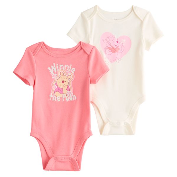 Disney's Winnie The Pooh Baby & Toddler 2-Pack Bodysuit by Jumping Beans® Disney