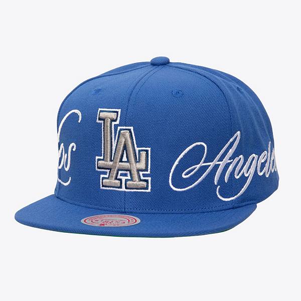 Men's Mitchell & Ness Royal Los Angeles Dodgers Just Don x MLB Lux Script Snapback Hat Mitchell & Ness