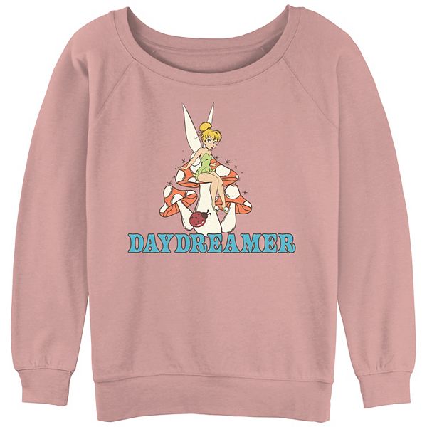 Disney's Tinkerbell Juniors' Daydreamer Slouchy Terry Graphic Sweatshirt Disney