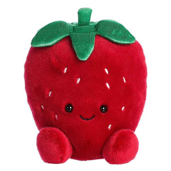 Aurora Small Red Palm Pals Party Sized 8" Juicy Strawberry Adorable Stuffed Animal Palm Pals