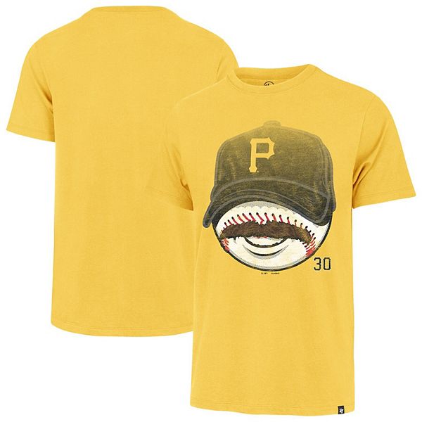 Men's '47 Paul Skenes Gold Pittsburgh Pirates Mustache Franklin T-Shirt 47 Brand