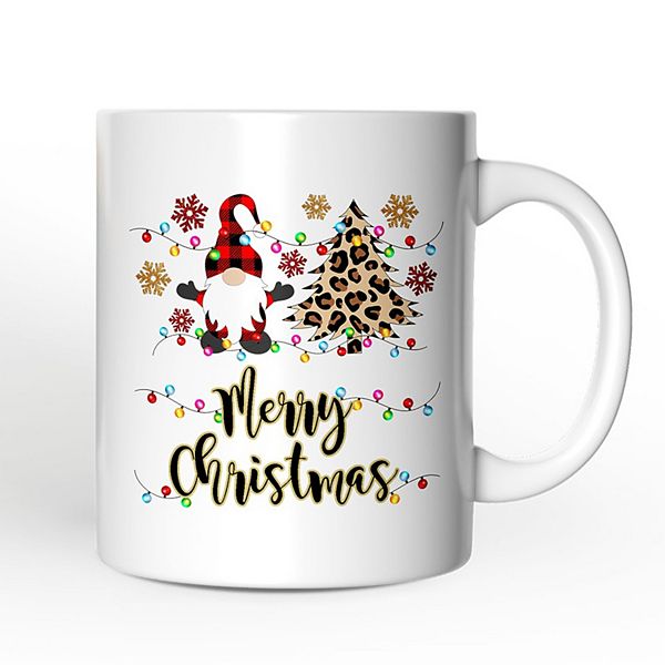 Gnome Buffalo Plaid Christmas Gift Mug OrnamentallyYou