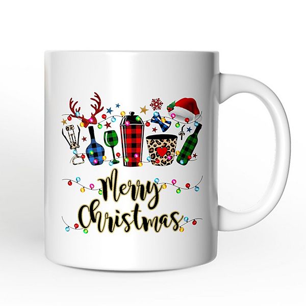 Bartender Buffalo Plaid Mug Christmas Gift OrnamentallyYou