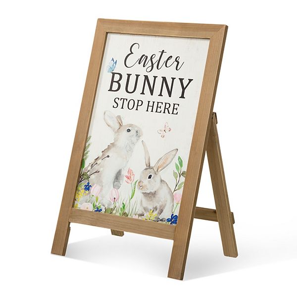 Glitzhome 24"H Easter Creative Wooden Porch Sign / Standing Décor Glitzhome