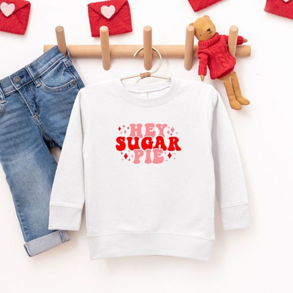 Hey Sugar Pie Stars Toddler Graphic Sweatshirt The Juniper Shop