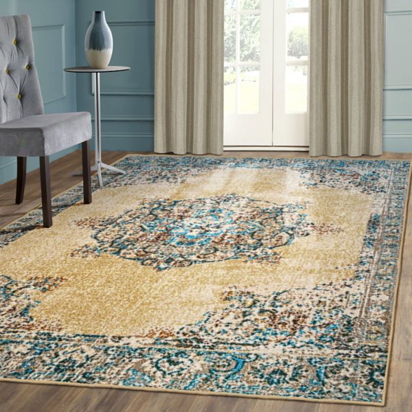 SUPERIOR Decklan Traditional Floral Indoor Area Rug Superior