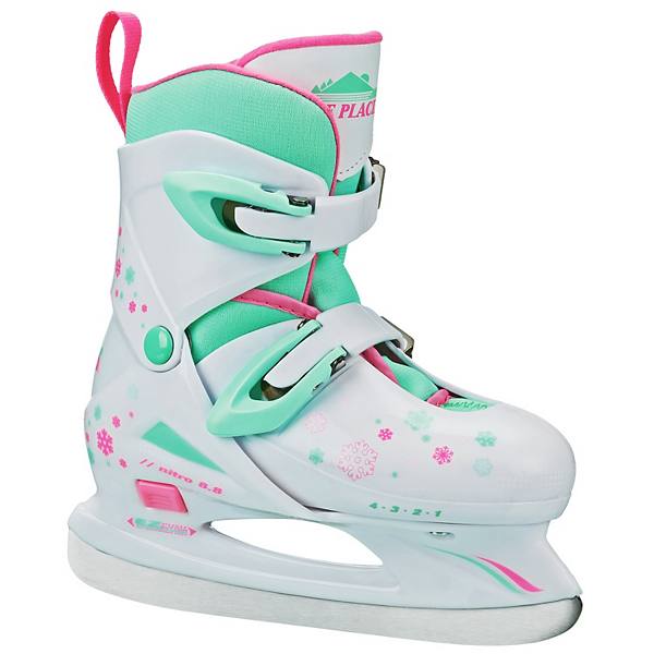 Lake Placid Nitro Girls Adjustable Ice Skates Lake Placid