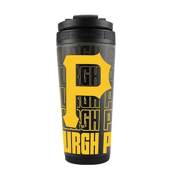 WinCraft Pittsburgh Pirates 26oz. 4D Stainless Steel Ice Shaker Bottle Ice Shaker