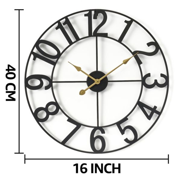 Sorbus 16-inch Large Numeral Decorative Wall Clock Sorbus