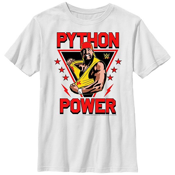 Boys WWE Hulk Hogan Python Power Graphic Tee Licensed Character