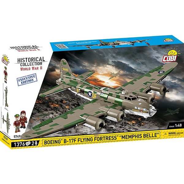 Cobi Historical Collection WWII Boeing™ B-17F Flying Fortress™ "Memphis Belle" Aircraft - Executive Edition Cobi