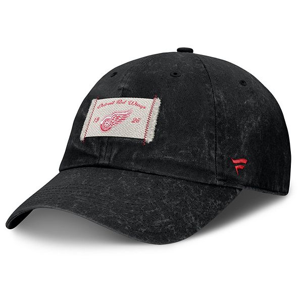 Women's Fanatics Black Detroit Red Wings Heritage Away Game Adjustable Hat Fanatics Brands - White Label