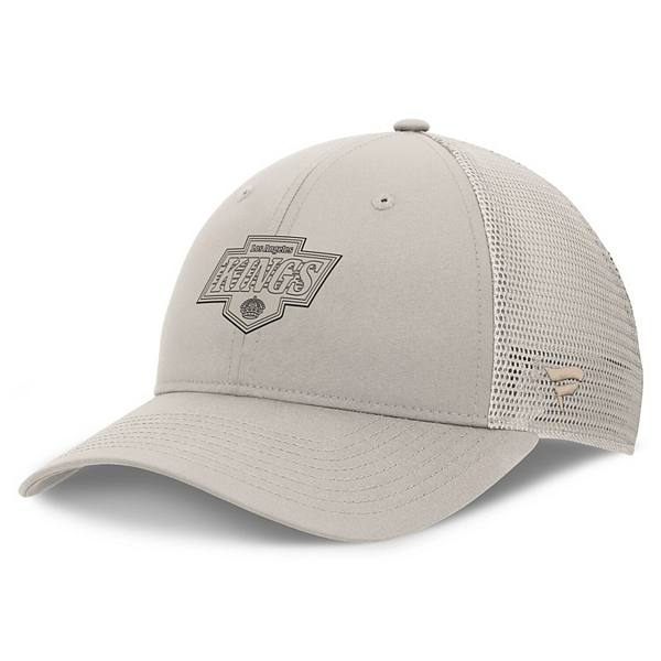 Women's Fanatics Tan Los Angeles Kings Authentic Pro Road Trucker Adjustable Hat Fanatics Brands - White Label