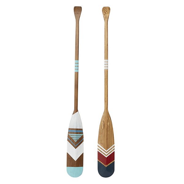 Stella & Eve Wooden Oar Decor 2-Piece Set Stella & Eve