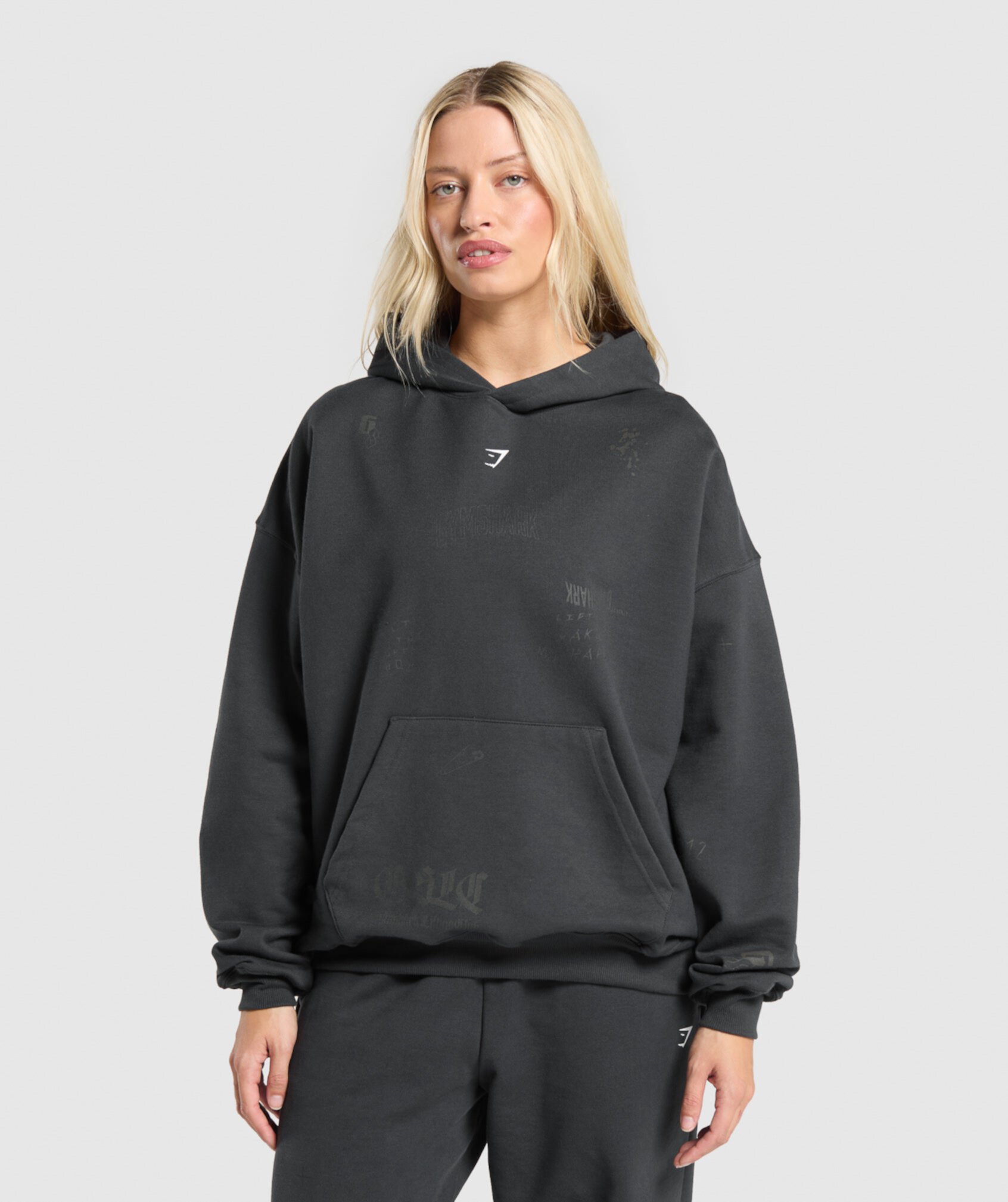 Scribble Oversized Hoodie Gymshark