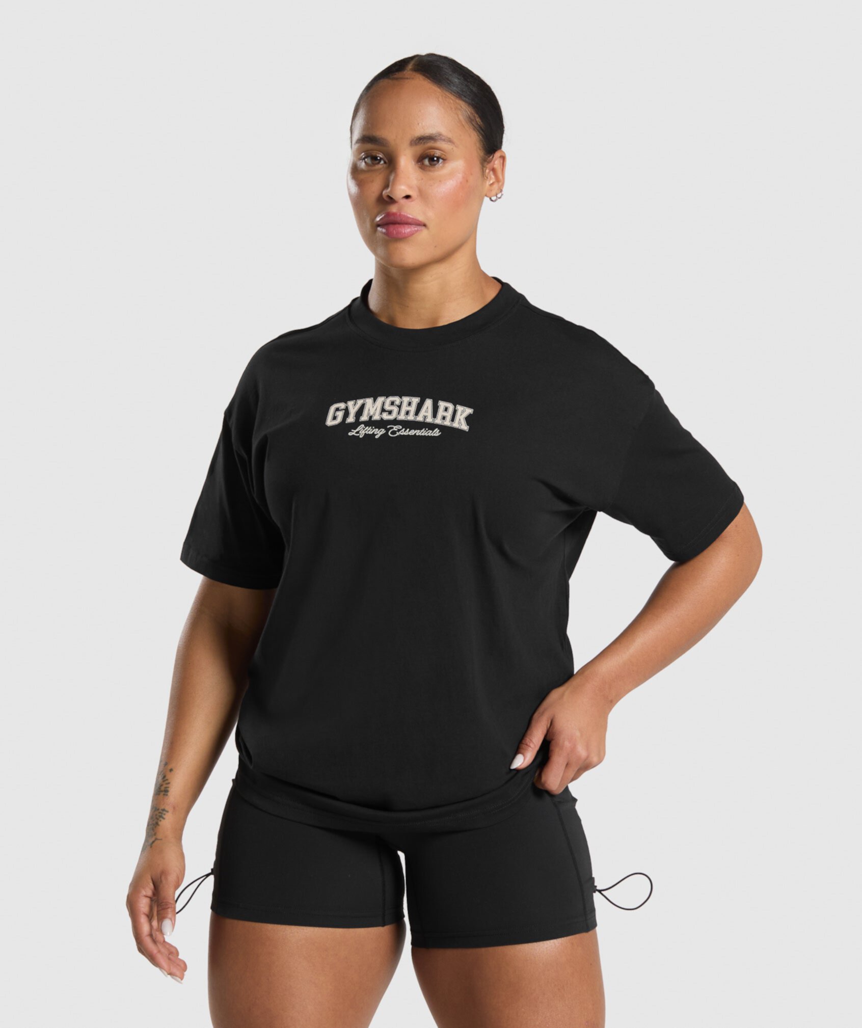 Lifting Essentials Graphic Oversized T-Shirt Gymshark