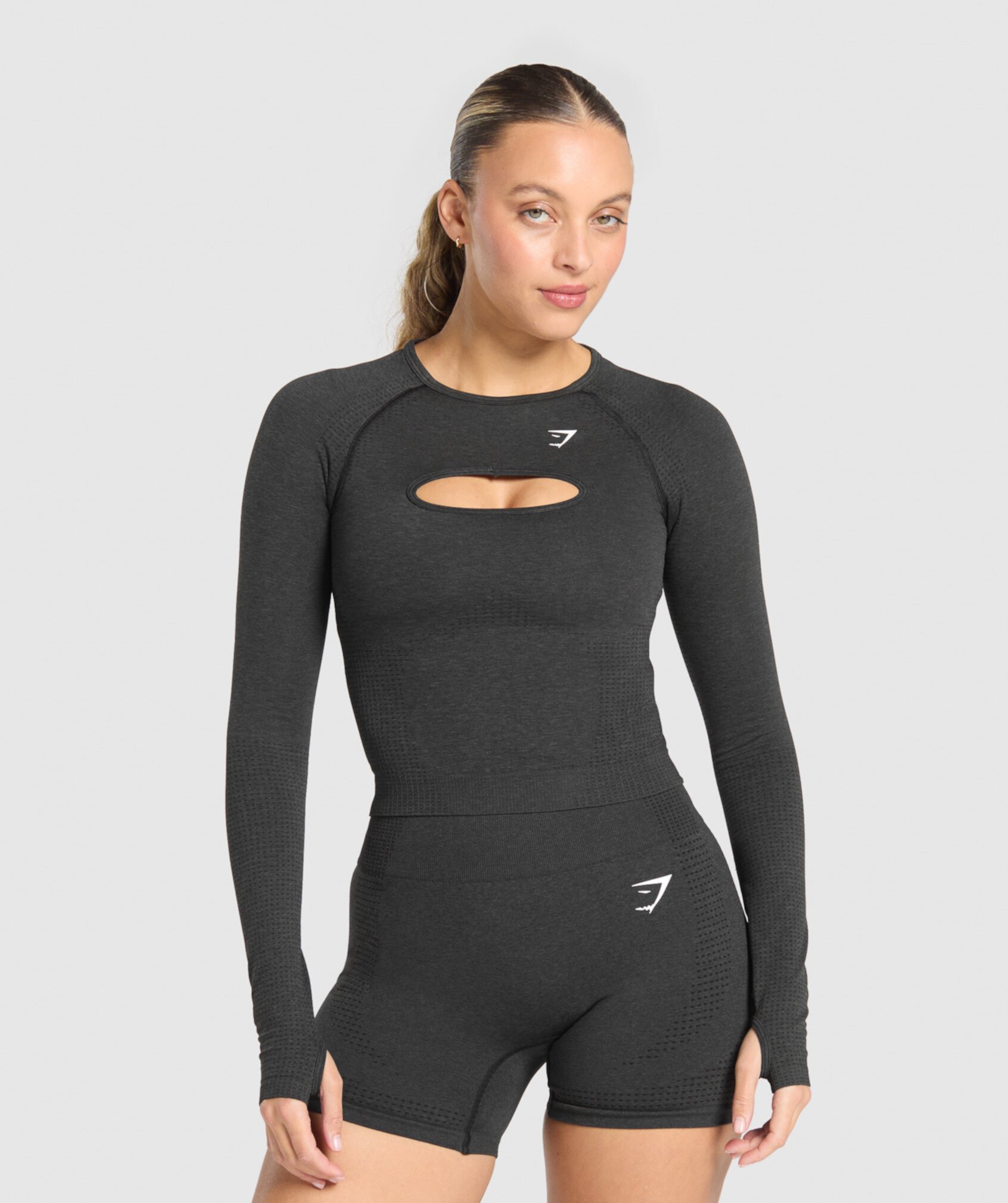 Vital Seamless Long Sleeve Cut Out Top Gymshark