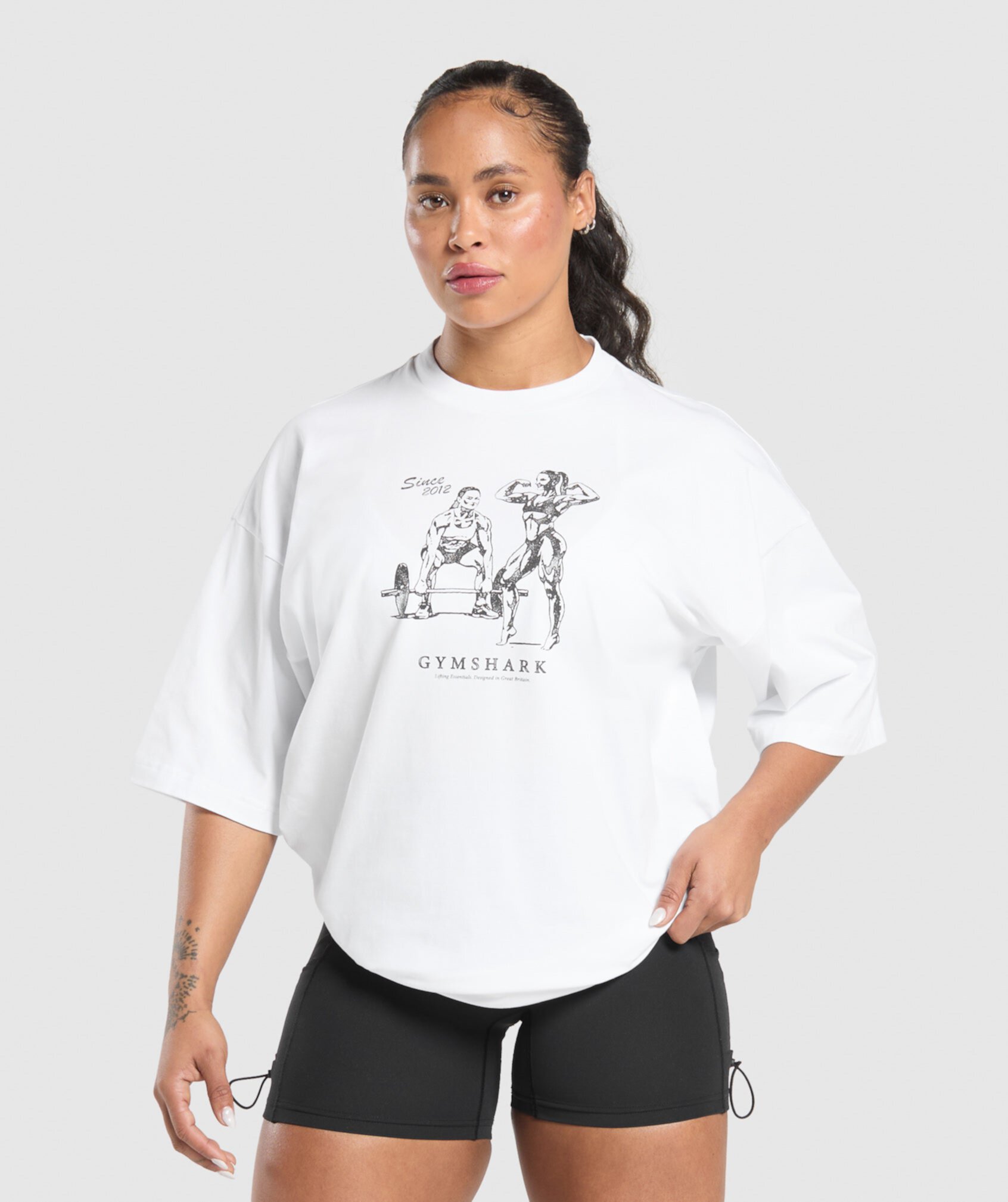 Two Strong Women Oversized T-Shirt Gymshark