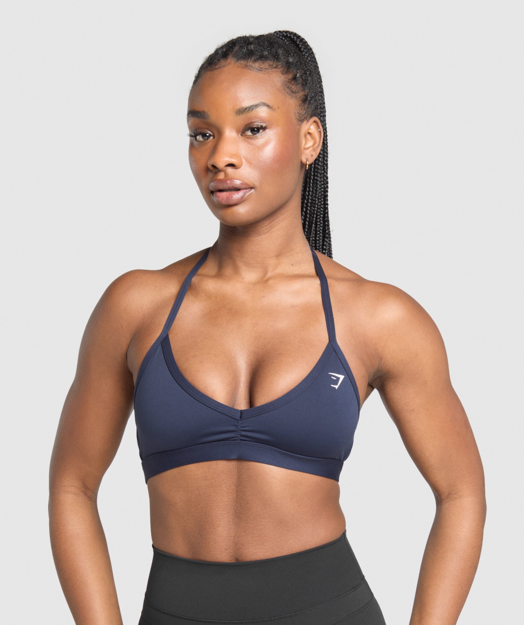 Minimal Halterneck Sports Bra Gymshark