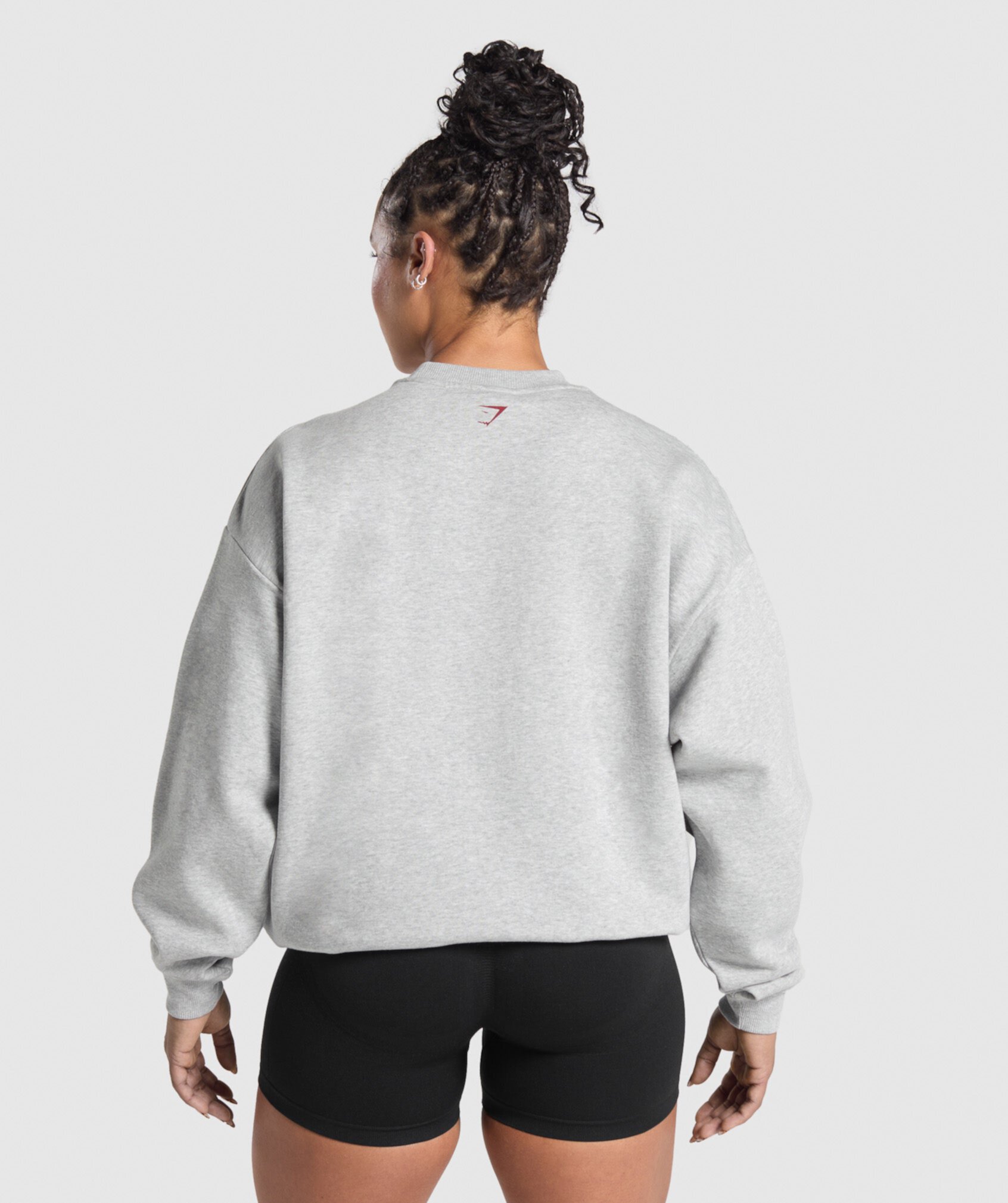 Lifting Essentials Graphic Brushed Oversized Sweatshirt Gymshark