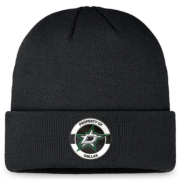 Men's Fanatics Black Dallas Stars Authentic Pro Training Camp Cuffed Knit Hat Fanatics Brands - White Label