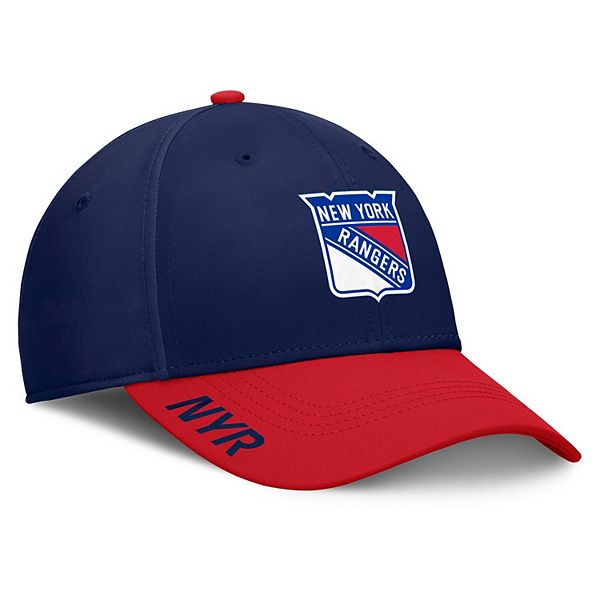 Men's Fanatics Navy/Red New York Rangers Authentic Pro Rink Flex Hat Fanatics Brands - White Label