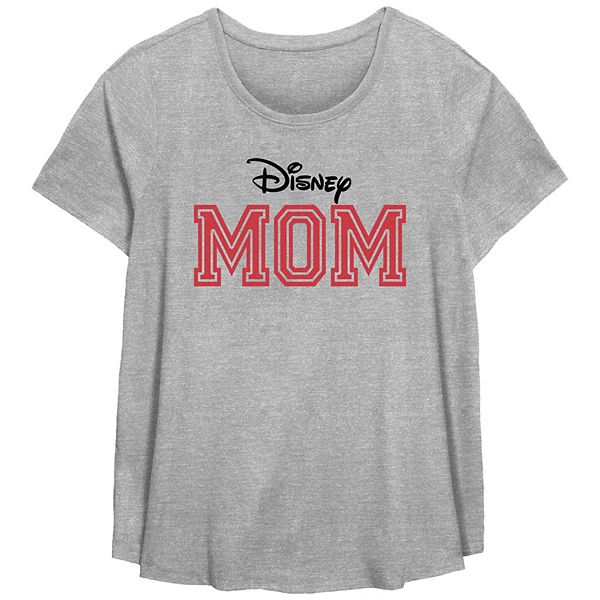 Disney Mom Missy Plus Size Scoop Hem Tee Disney