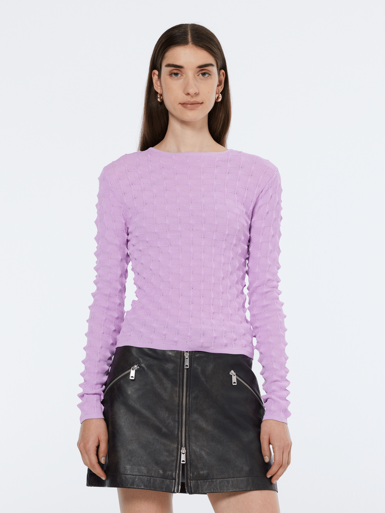 Textured Fitted Pullover Scotch & Soda