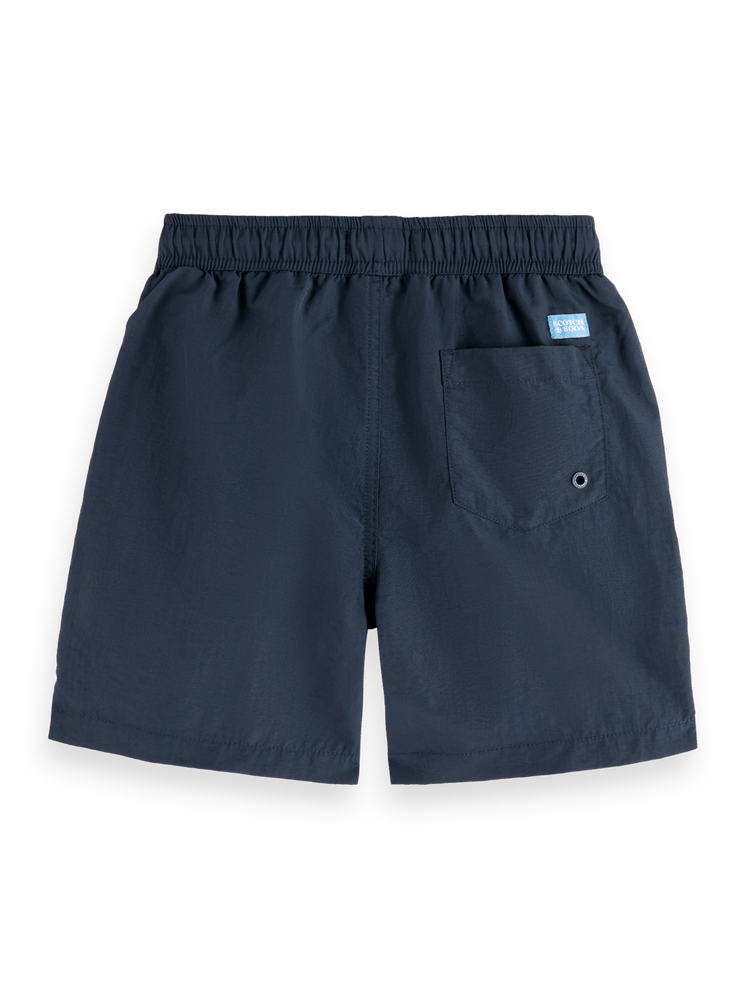 Boys' Mid-Length Logo Swim Shorts Scotch & Soda