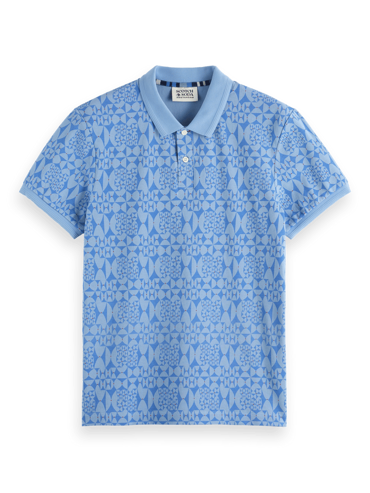 Micro Diamond Print Polo Scotch & Soda