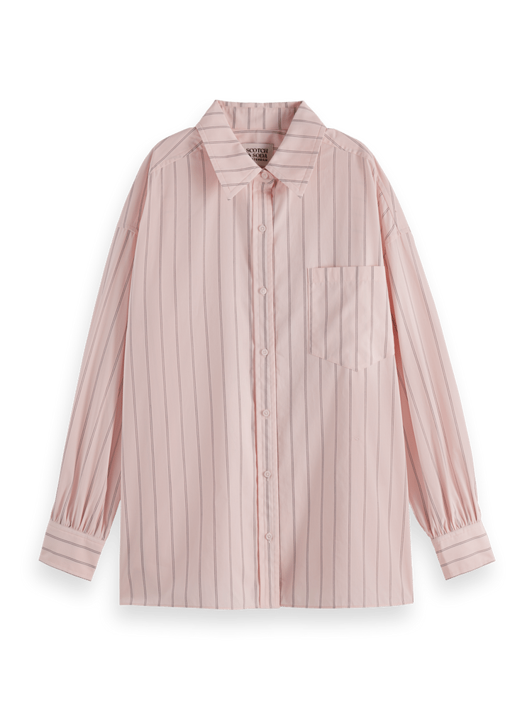 Striped Girlfriend Poplin Shirt Scotch & Soda