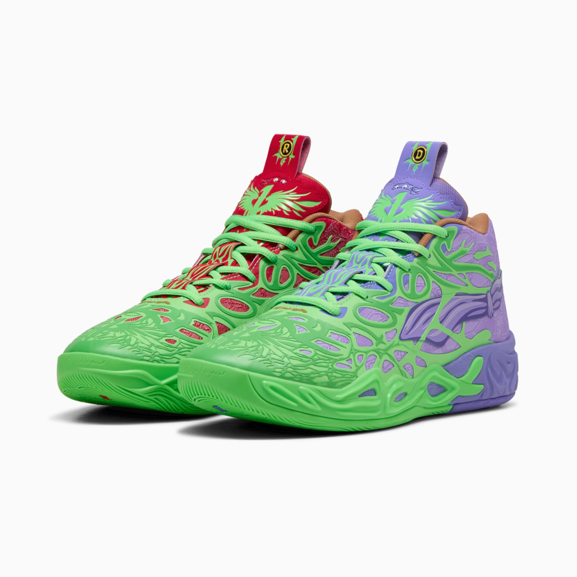 PUMA x LAMELO BALL x TMNT MB.04 Raphael and Donatello Men's Basketball Shoes Puma