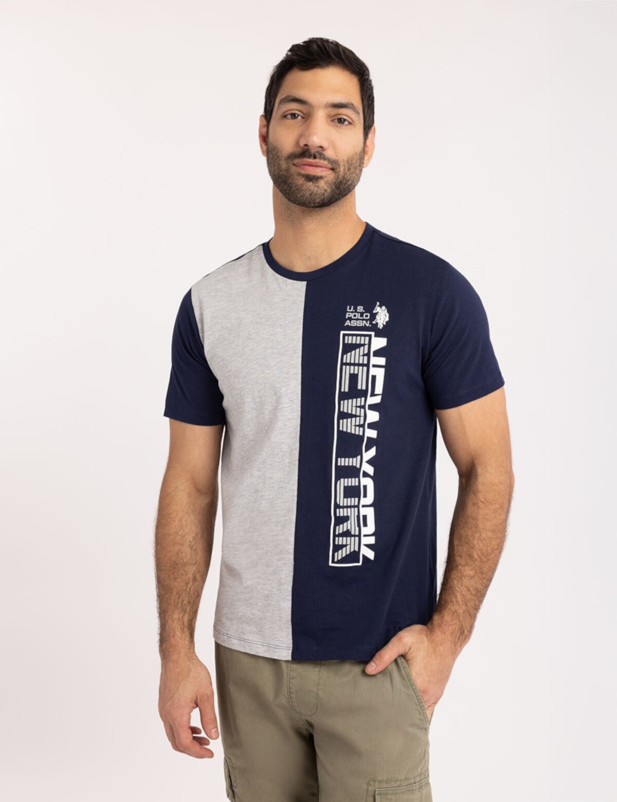 VERTICAL NEW YORK COLOR BLOCK T-SHIRT U.S. Polo Assn.