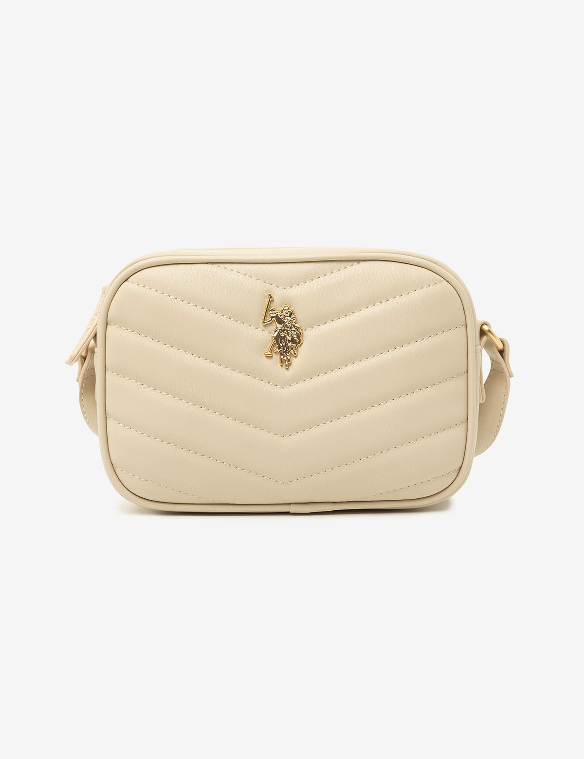 QUILTED V CROSSBODY BAG U.S. Polo Assn.