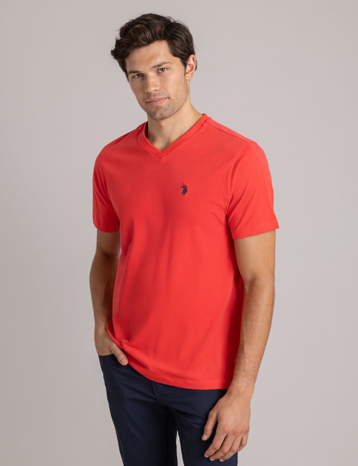 SOLID V-NECK T-SHIRT U.S. Polo Assn.