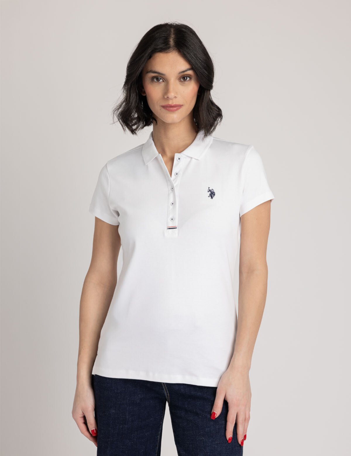 SLIM FIT INTERLOCK POLO SHIRT U.S. Polo Assn.