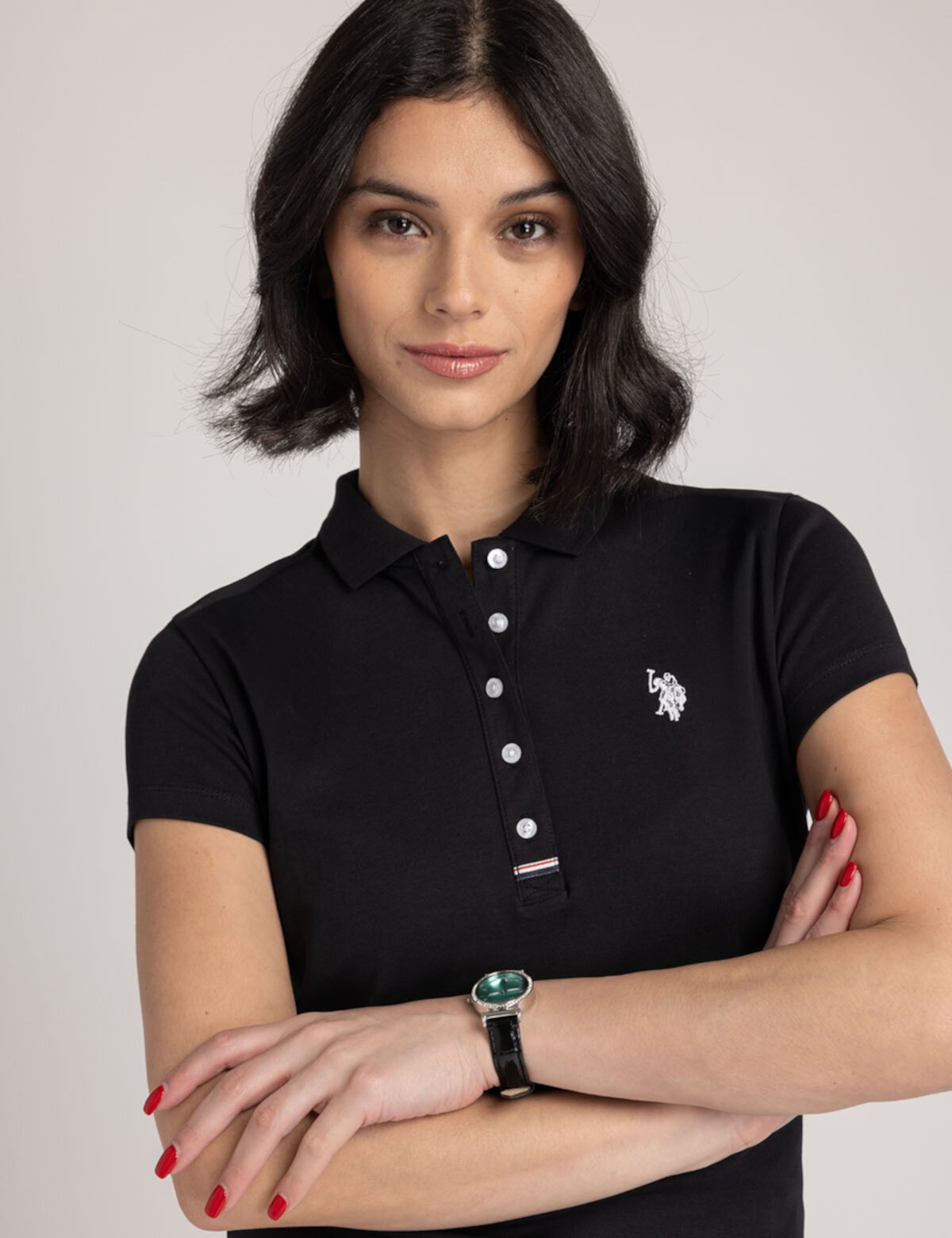 SLIM FIT INTERLOCK POLO SHIRT U.S. Polo Assn.