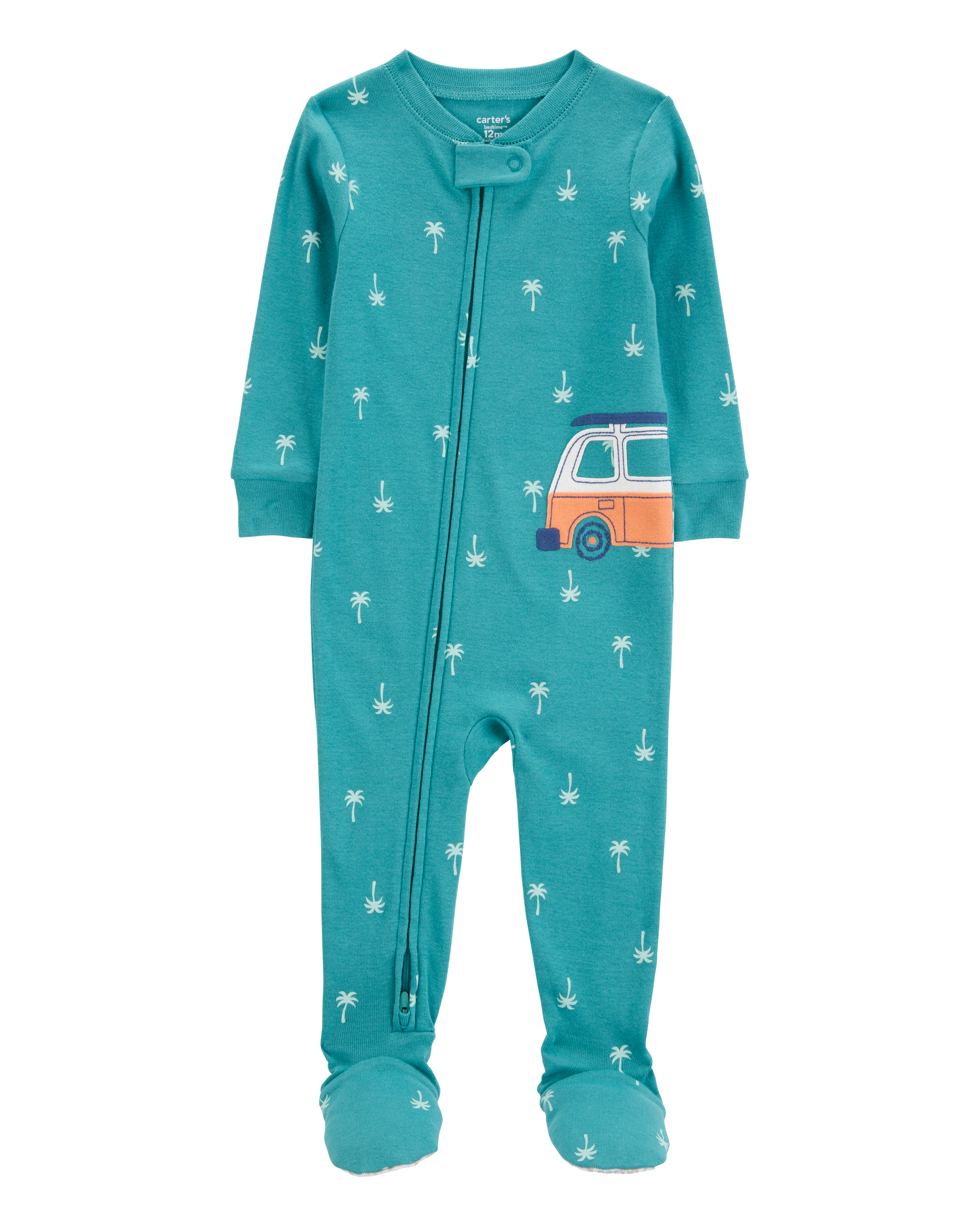 Baby Car Polka Dot Snug Fit Cotton 1-Piece Pajamas Carter's