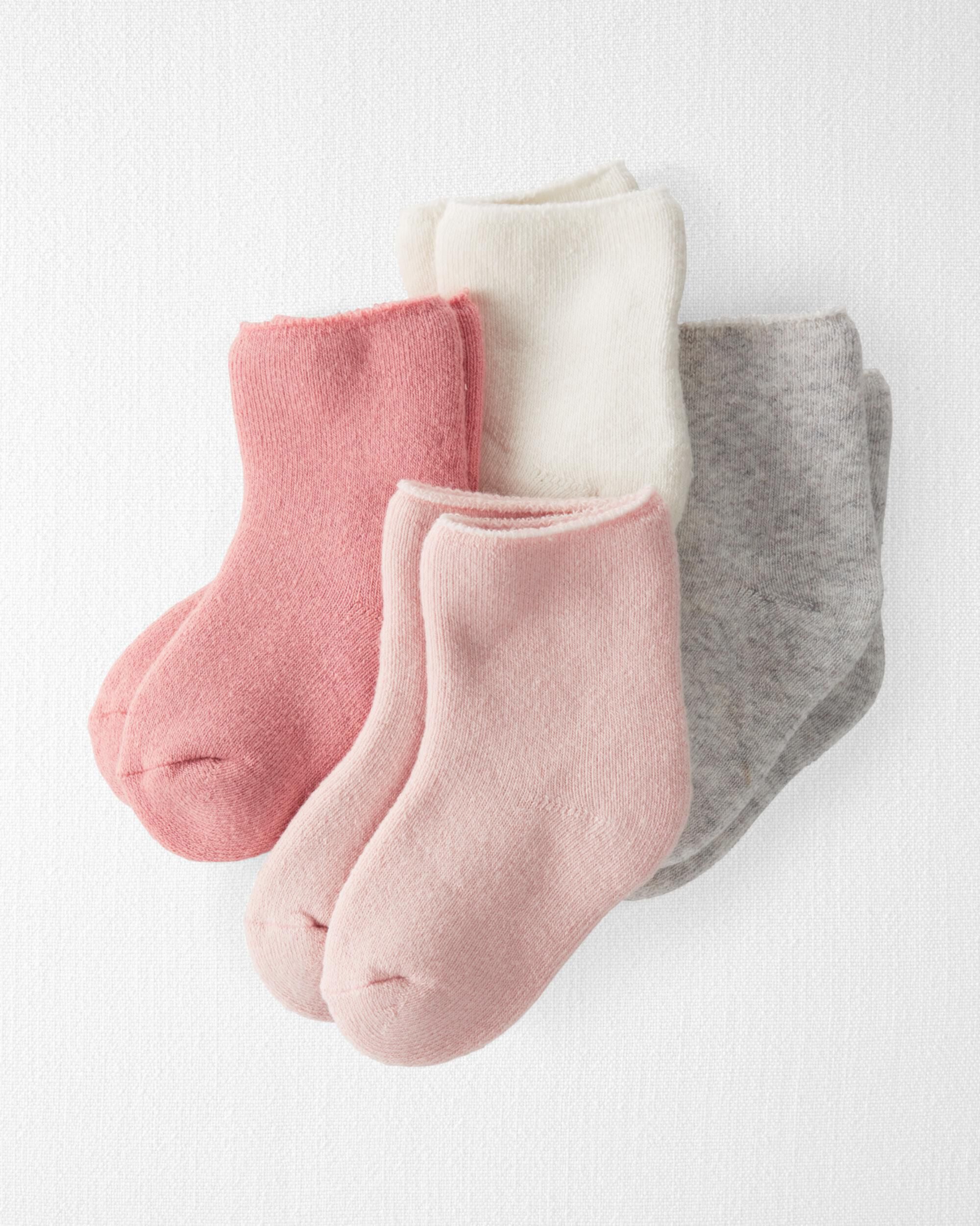 Baby 4-Pack Organic Cotton Terry Socks Carter's