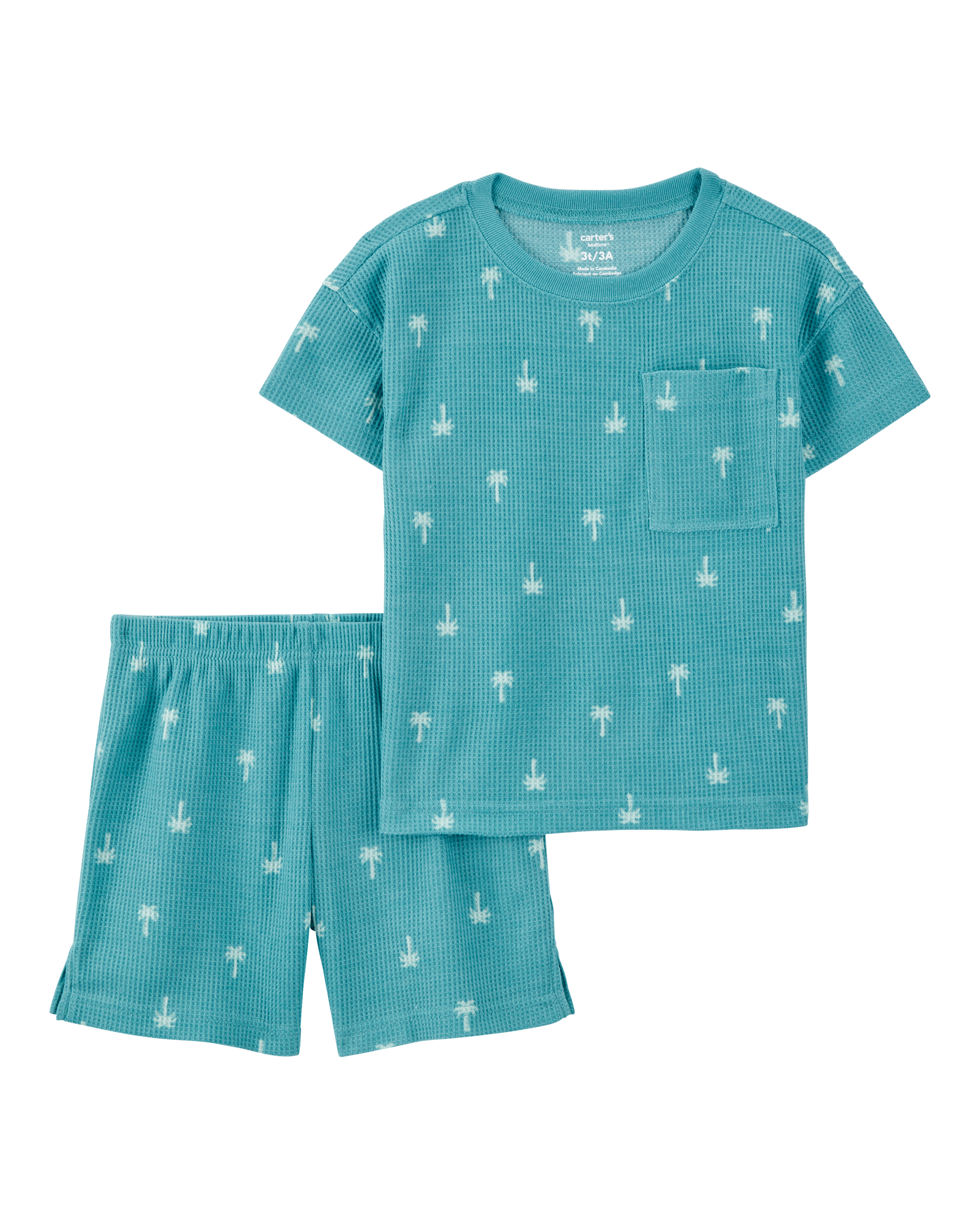 Toddler Palm Tree Print Loose Fit 2-Piece Pajamas Carter's